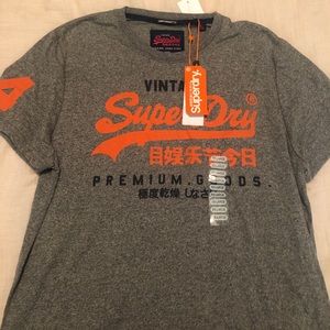 Superdry grey short sleeve